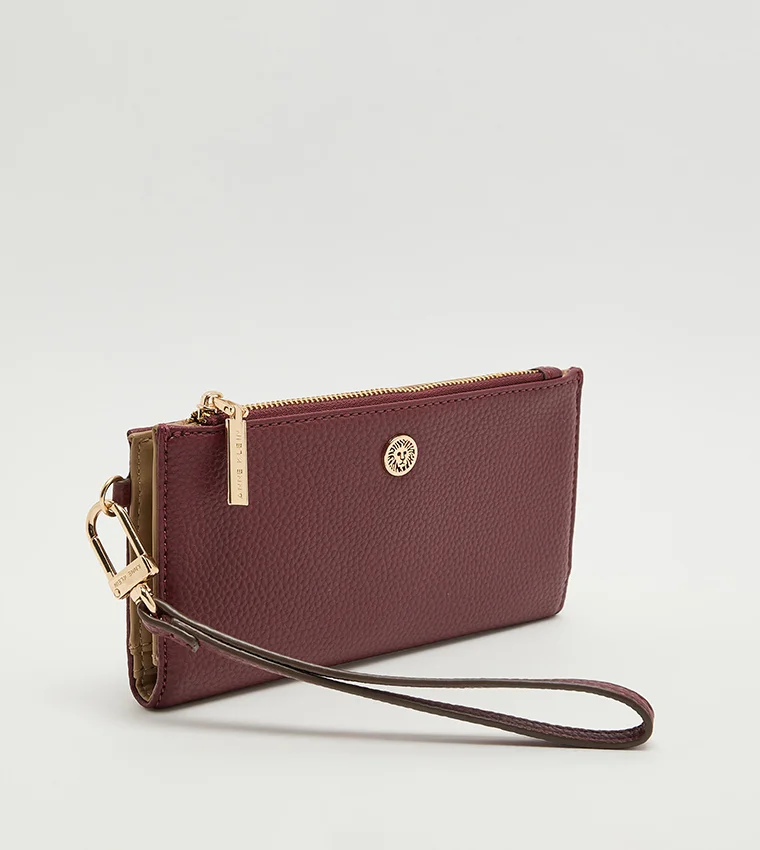 آن كلاين Anne Klein Textured Zippered Wallet